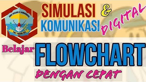 Simulasi dan Komunikasi Digital II belajar FLOWCHART dengan cepat