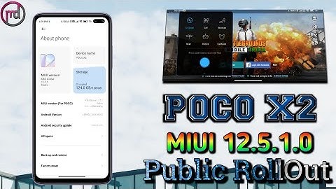 Poco X2 MIUI 12.5.1.0 India Stable Update // Poco X2 MIUI 12.5 Update // Full Changelog Android 11