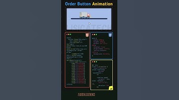 Order Button Animation by html css js