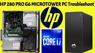 HP Computer 280 Pro G6 Microtower Troubleshooting  | HP 280 PC Won't Turn on
