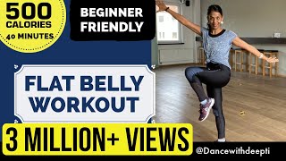 40 MIN Flat Belly | Bollywood Dance workout | Beginners| Dance Workout to lose belly Fat