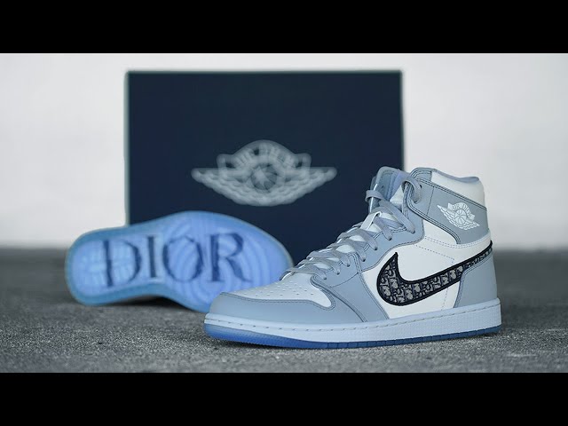 kook een maaltijd Oorzaak Overwegen The $10,000 DIOR Air Jordan 1 Unboxing & REVIEW - YouTube