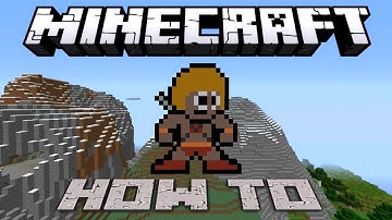 Minecraft ~8 Bit~ HOW TO : He-Man ( Tutorial ) /W Killerkev