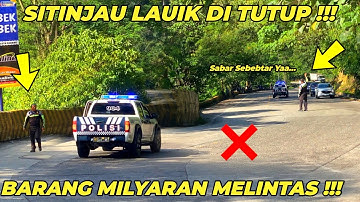 Di Jaga Ketat Polisi !!! Truk Sultan Muatan Milyaran Melintas di Sitinjau Lauik