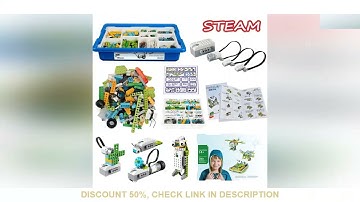 NEW 280PCS Parts WeDo 2.0 Robotics Construction Core Set Building Blocks Compatible with 45300 Scrat