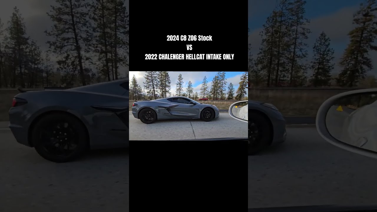 2024 Corvette C8 Z06 Vs 2022 Challenger Hellcat