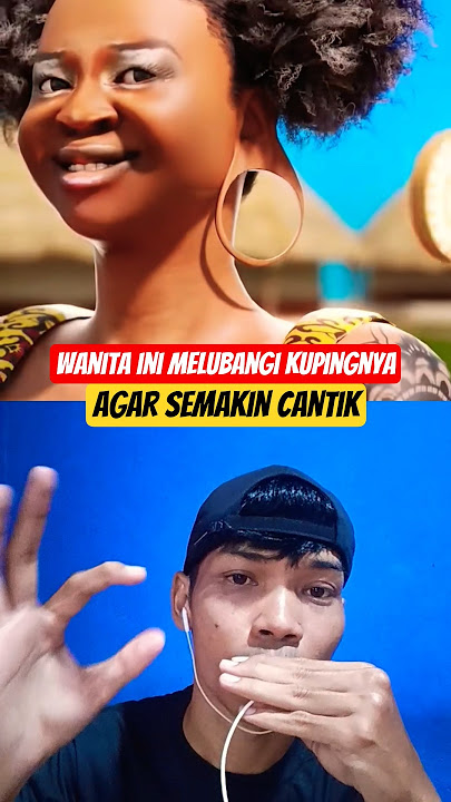 Wanita ini melubangi kupingnya agar cantik. #shorts #funny #trending #comedy ##trendingshorts