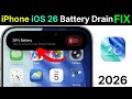 iPhone Battery Drain After iOS 26 Update Fix | iOS 26 Battery Life Issue | iPhone Battery Draining