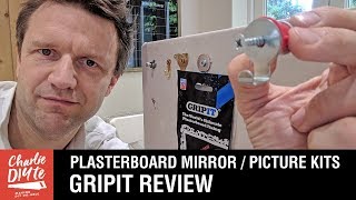 GRIPIT Review: How to Hang a Heavy Picture on a Plasterboard Wall Video#2