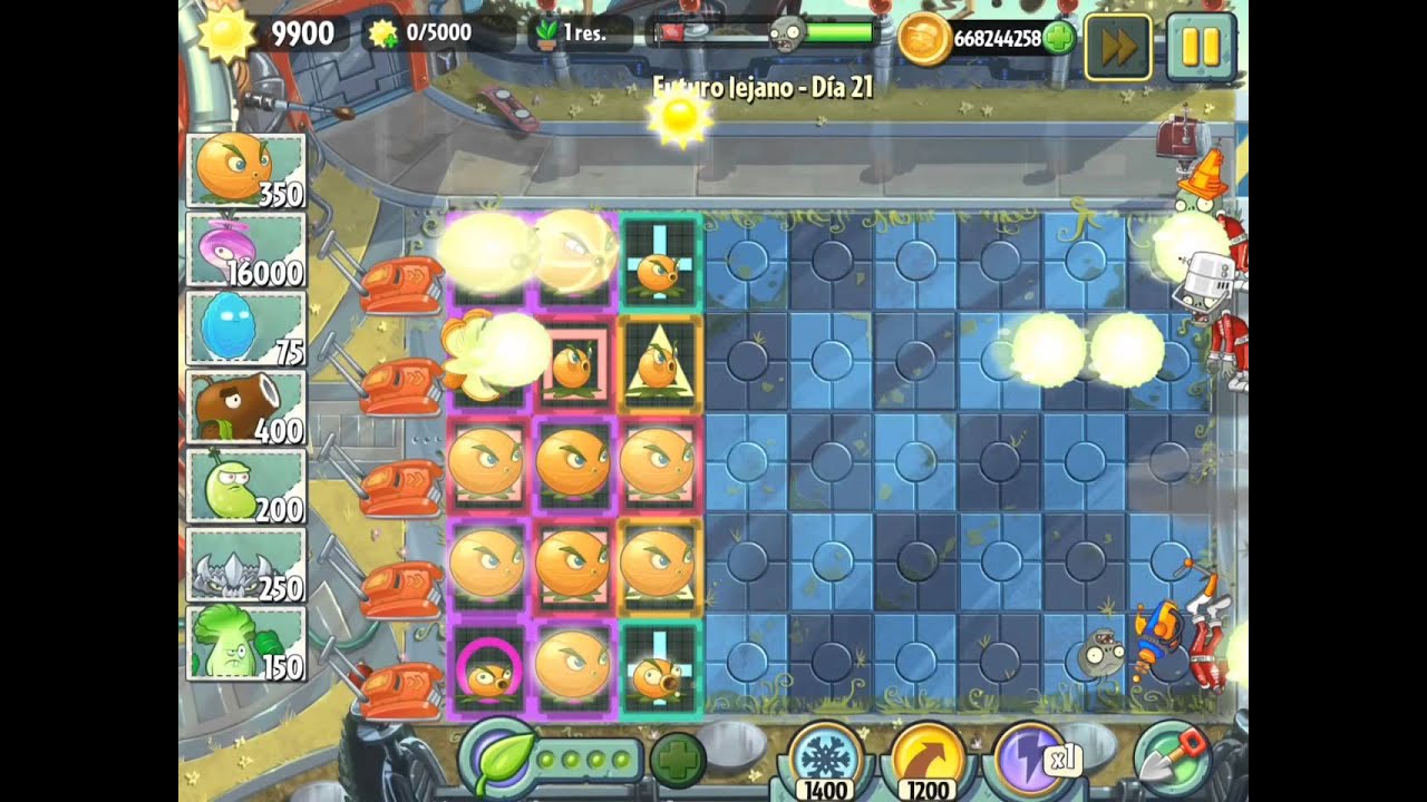 Hack plantas contra zombies 2 versión 2.1.1 YouTube