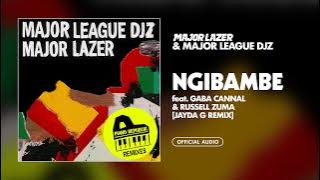 Major Lazer & Major League Djz - Ngibambe (feat. Gaba Cannal & Russell Zuma) [Jayda G Remix]