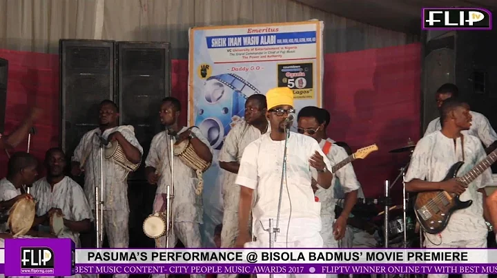 PASUMA'S PERFORMANCE AT BISOLA BADMUS' MOVIE PREMIERE