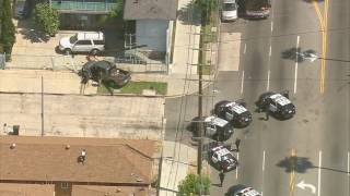 Reckless driving suspect crashes after chase in South LA