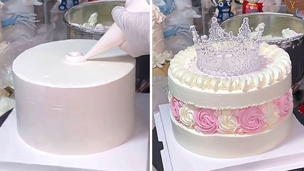 Super Easy Floral Design #Cake Decorating Ideas