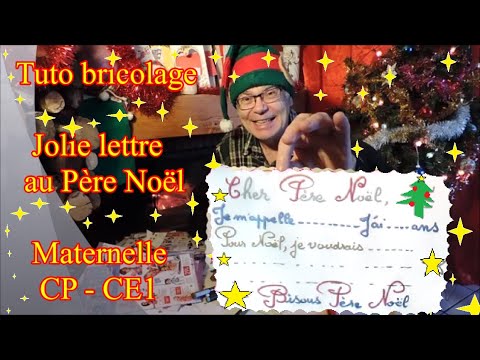 Vidéo: Comment écrire Des Lettres Au Père Noël