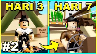 Aku BERTAHAN HIDUP Setelah 7 Hari DI PULAU TAK BERPENGHUNI! | PART 2 (Roblox Brookhaven 🏡RP)