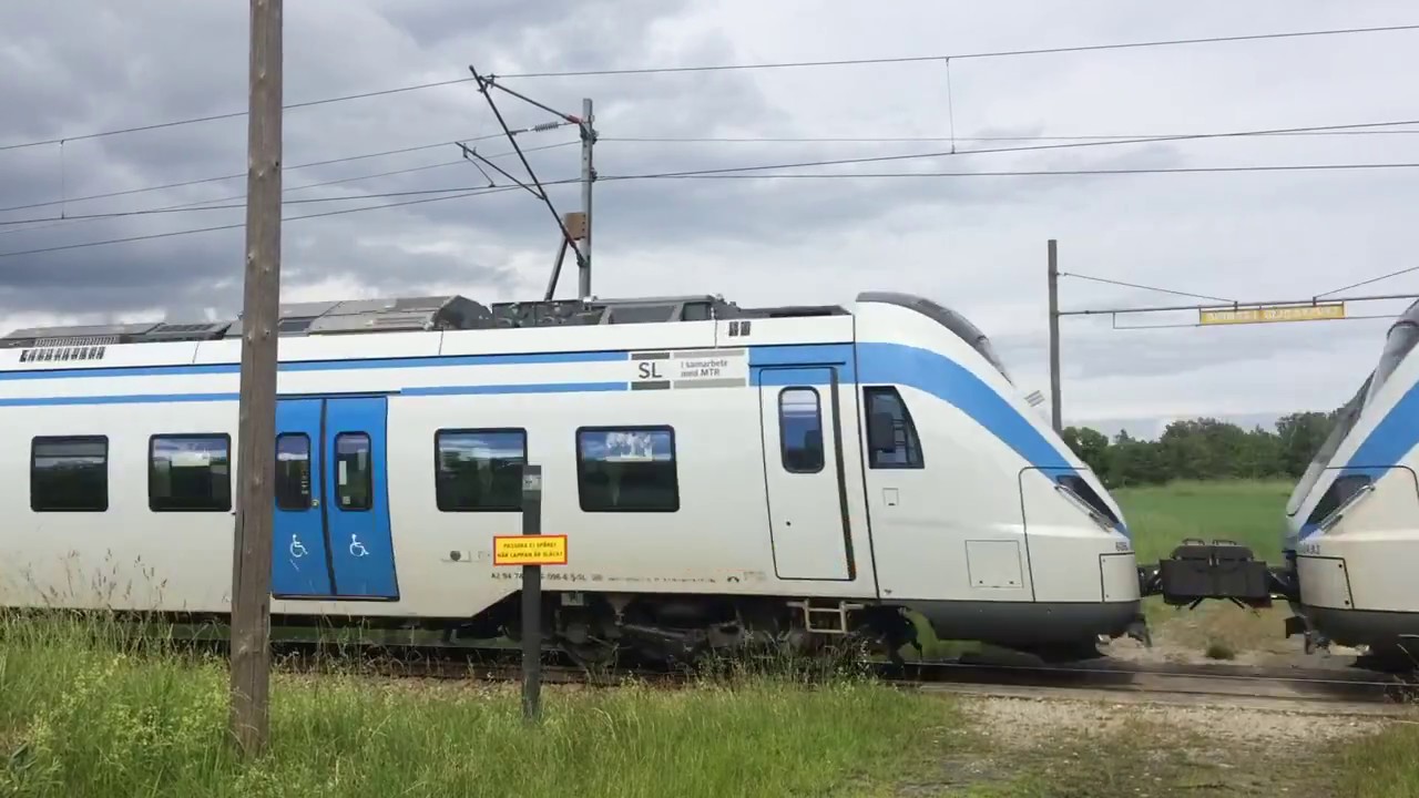 Järnvägsövergång Älgviken / Swedish private road level crossing