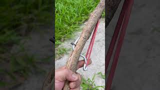 Handcraft a simple wooden slingshot # Craft idea # DIY # Simple Trigger