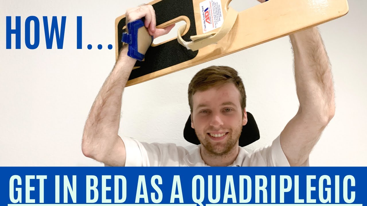 How I Transfer Independently into Bed as a Quadriplegic (C5/C6) YouTube