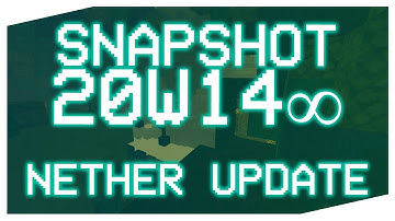 Minecraft 1.16 Snapshot 20w14∞ NEW DIMENSIONS AND BLOCKS