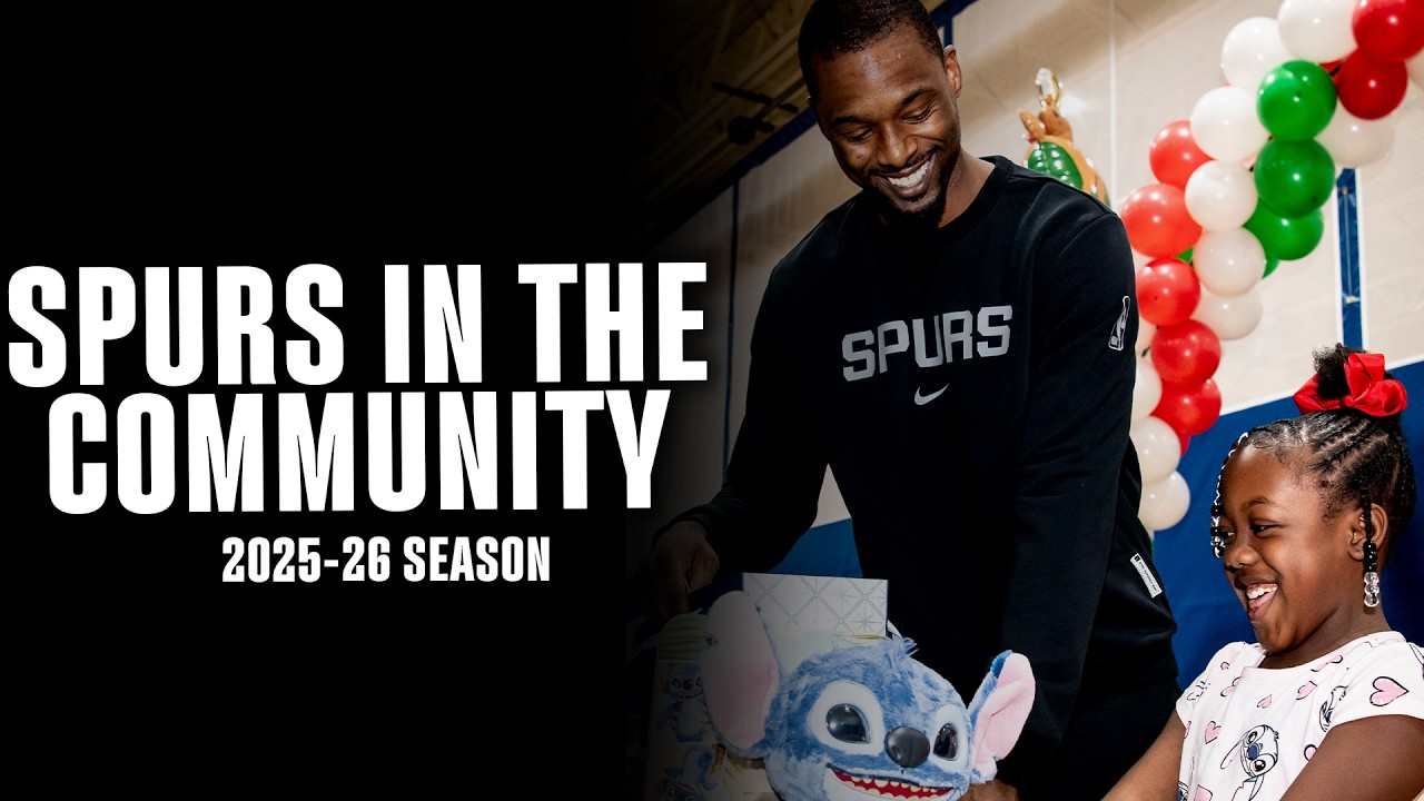 Spurs in the Community - Best of the 2025-26 Season