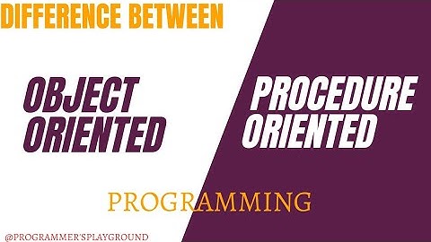 Difference Between OOPS and POP  | what is OOPS & POPS concept