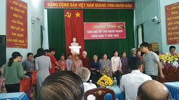 CHƯƠNG TRÌNH TẶNG QUÀ TẾT CHO NGƯỜI NGHÈO XUÂN CANH Tý 2020 TẠI XÃ TÂN BÌNH H.BẮC TÂN UYÊN BD