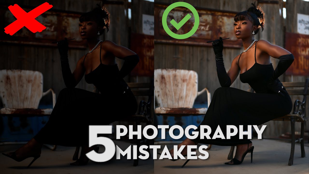 5 Photography Mistakes Beginners Make + Natural Light + Off Camera Flash + Photography for Beginners