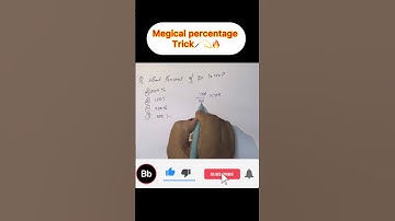 Percentage hack❤️‍🔥🔥 #maths #learnmath #magictrickssecret #feedshorts #ytshortsindia #learnin📚