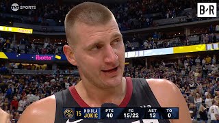 Nikola Jokić on 3rd Straight Win vs. Wolves: 'We don't wanna quit' | 2024 NBA Playoffs