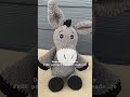 Join my email list for this FREE donkey crochet pattern 🫏 marcymade.co #crochetanimal #crochetlife