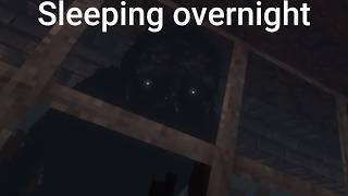 (Attempting) Sleeping 'overnight' in VR Minecraft Horror