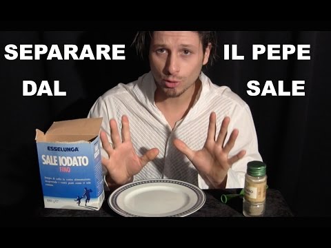 Video: Come Separare Il Sale Dal Pepe