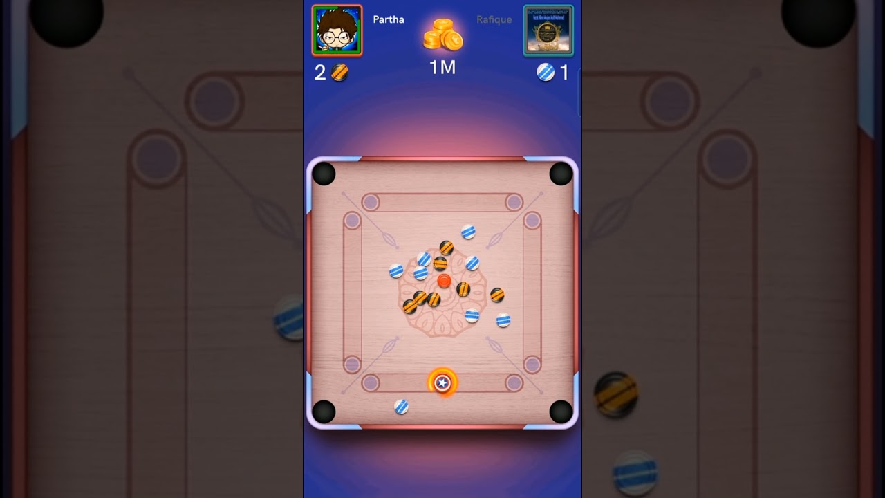 🔥Best shot 👉Carrom pool 🔥Gaming partha 