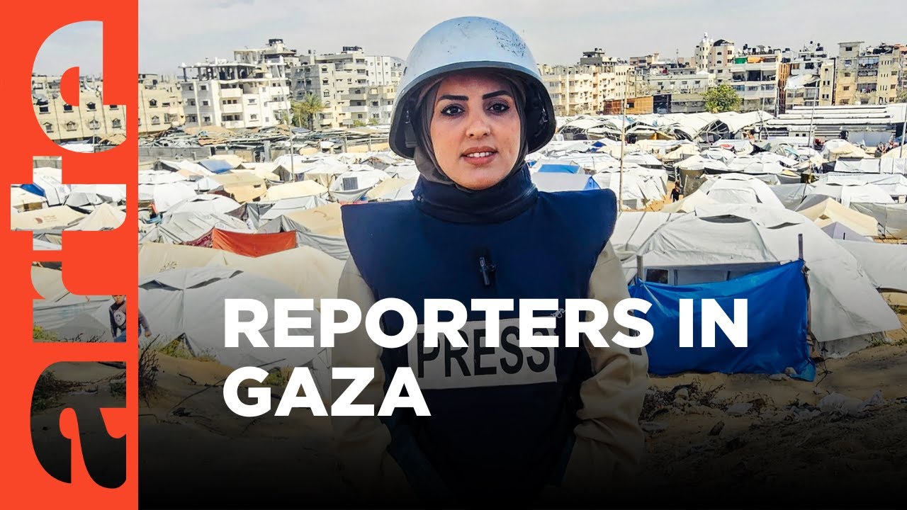 Documentary backdrop image for Gaza: A Woman Reporter on the Front Line (2025)