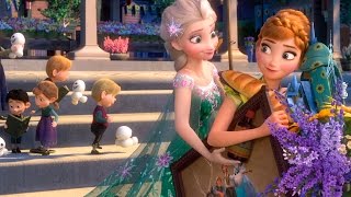 Frozen Fever - Elsa Waking Up Anna To Special Birthday Party