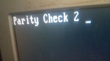 Fix parity check 2 problem in Computer | PC