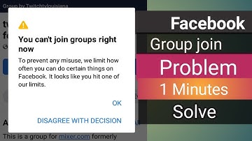 facebook group problem  | You can