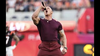 I Stood At The 50 Yard Line And Introduced Super Bowl LVI | The Rock Resimi