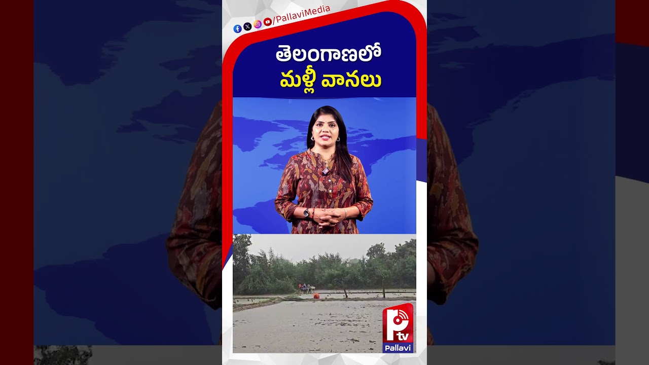 తెలంగాణలో మళ్లీ వానలు | Telangana Weather Alert: Rain & Thunderstorms in Next 24 Hours