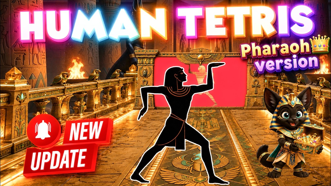 Guarda HUMAN TETRIS | Immersive Interactive Warm Up - 1 Player | Pharaoh Version - New Viral Challenge su YouTube Guarda HUMAN TETRIS | Immersive Interactive Warm Up - 1 Player | Pharaoh Version - New Viral Challenge su YouTube