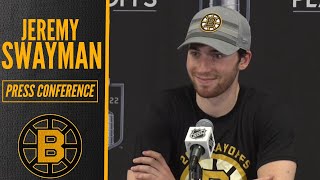 Jeremy Swayman on His Mindset: "Do EVERYTHING to Win. Simple." | Bruins Game 3 Postgame