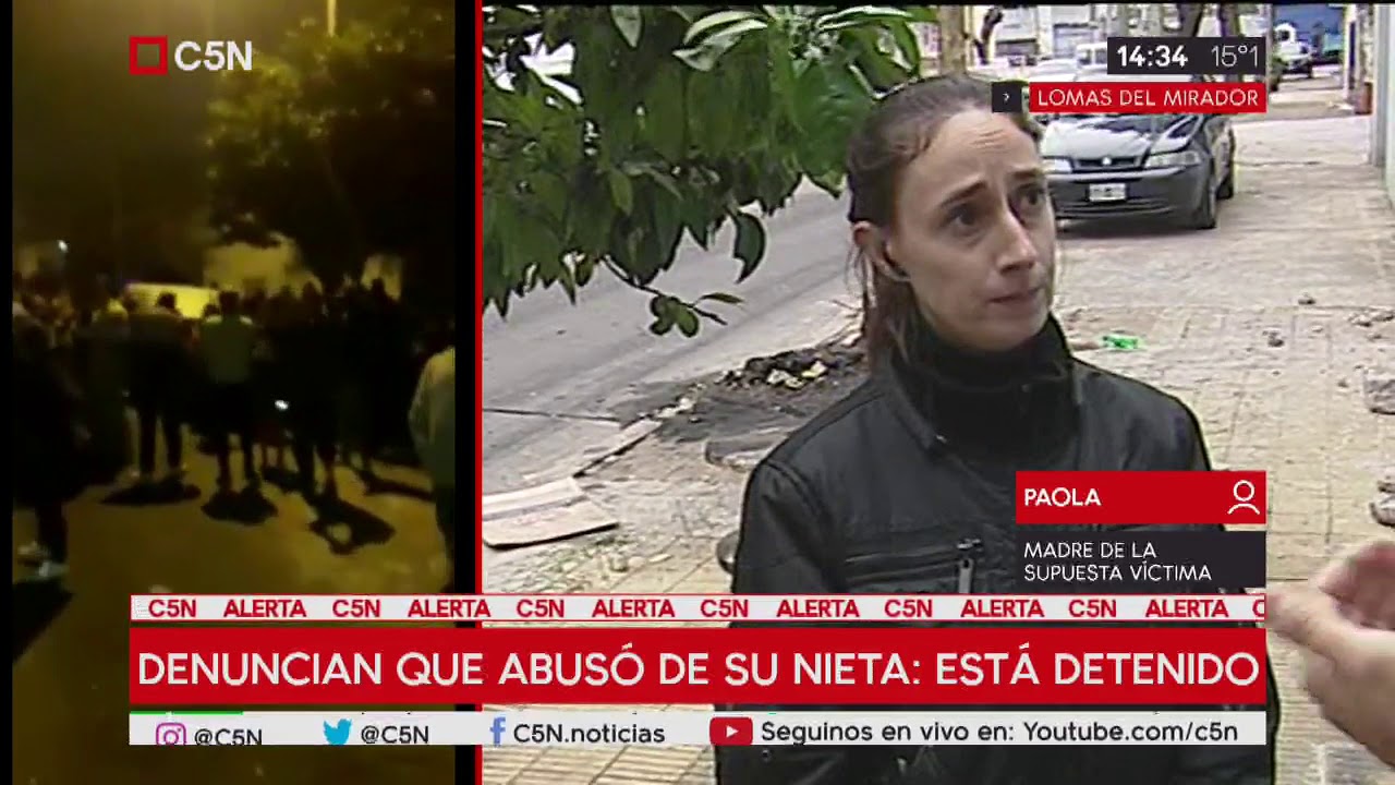 Intentaron linchar al acusado de abusar de su nieta