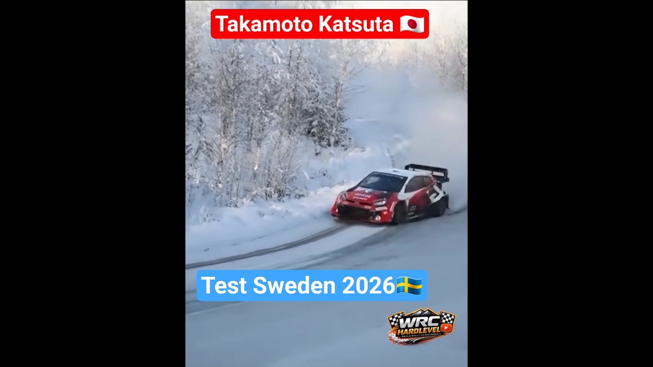 Takamoto Katsuta DEFIES Physics 😱 INSANE Corner + Jump | Sweden Test 2026 🇸🇪 