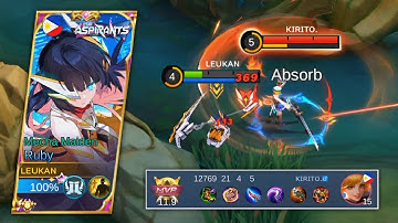 RUBY COMEBACK AGAINST THIS MERCILESS FANNY!😰RUBY BEST BUILD 2023