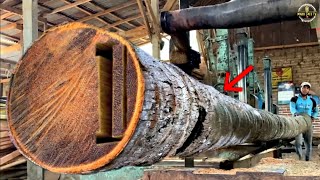 DIY Coconut Lumber Sawmilling: From World's Longest Log to Beautiful Lumber!