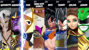 Smash Mods Ultimate:  8 Player Stamina Battle