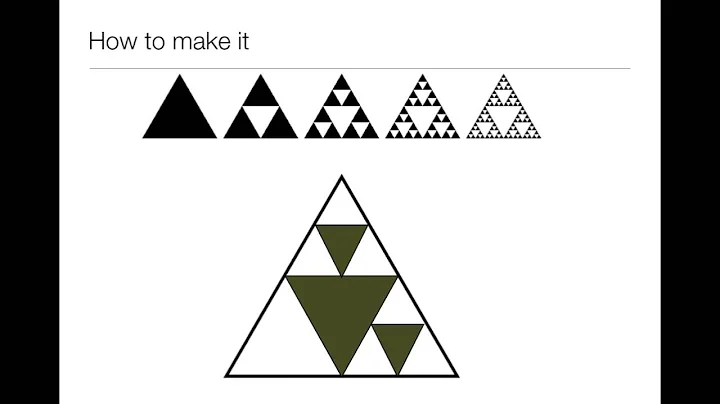 How to Make a Sierpinski's Triangle