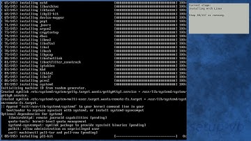 Arch Linux installation recording to kernel 5.6.3-arch1-1 (core)