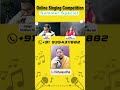 Online Singing Competition Summer Special ROUND 1 #mayoorschoolofmusic #onlinesingingcompetition